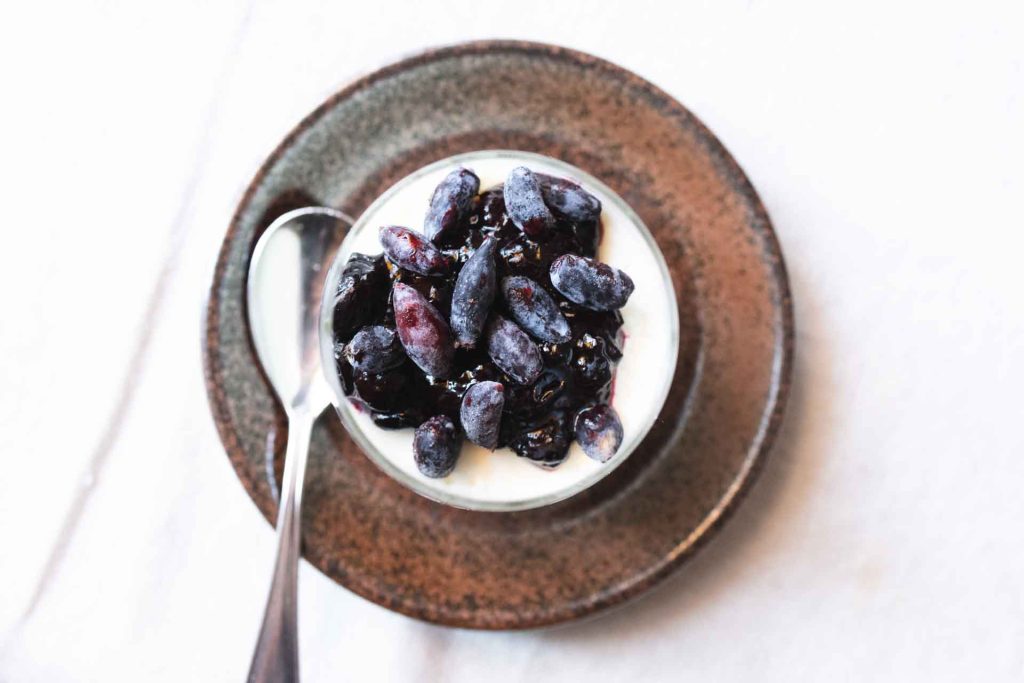 hunajamarjatila resepti hunamarja pannacotta